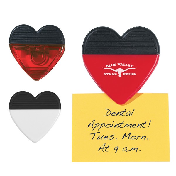 SH202 Heart Shape Clip With Custom Imprint